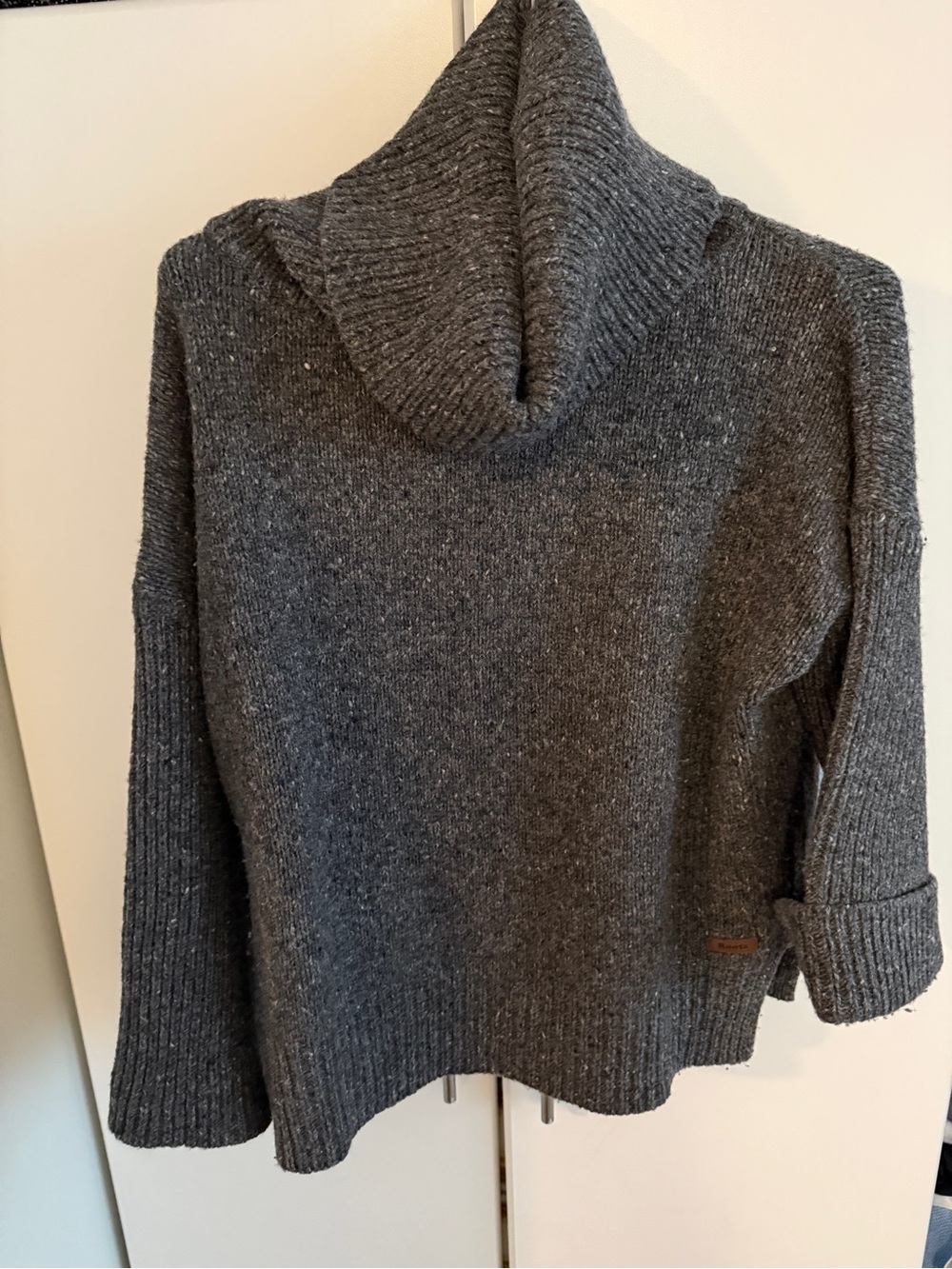 Roots Women's Dark Gray Cowl Neck Sweater